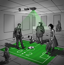 Interactive floor